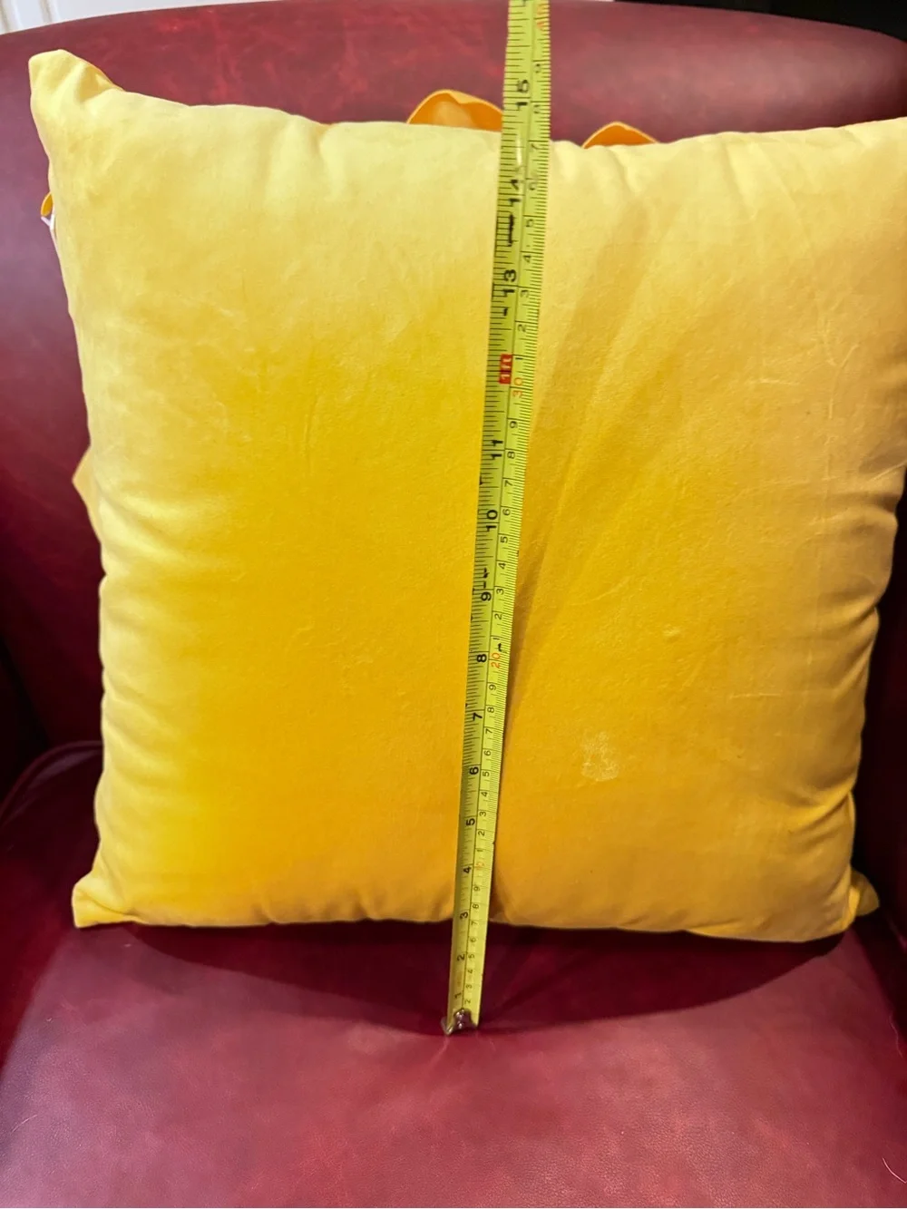 Oasis Yellow Layered Petal Decorative Pillow